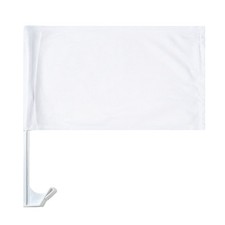 Autofahne Autoflagge weiß