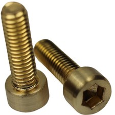 Rundkopfschrauben Innensechskant Messing M4x20 mm, M6x20 mm, M8x20 mm 30 stück