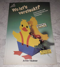 Wo ist's versteckt Bastelheft + Vorlagebogen Osternester Osterkörbchen Tonkarton