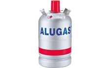 Alugas Aluminium Gasflasche 11 kg unbefüllt Campingzubehör Wohnmobil B-Ware