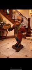 Große Holzfigur Butler