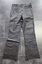 Vintage Lederhose mit Schlag