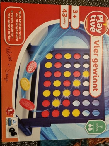 Vier gewinnt spiel - vier, für