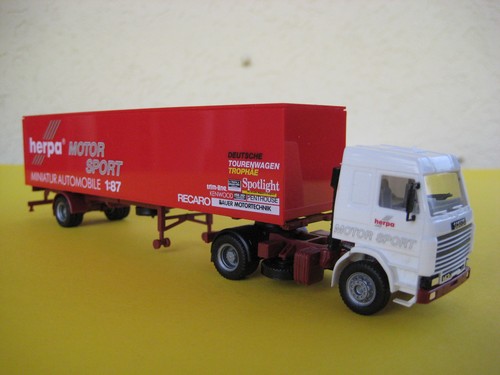 Herpa scania koffersattelzug - herpa,