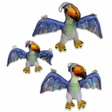 Flugdino Kuscheltier mit Glitzerflügeln Flug Dinosaurier 3 Größen