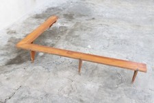 1 x großes Eckregal Regal Wandregal Holz Gastronomie 182cm x 129cm x 23cm H