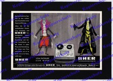 orig. Reklame UHER Tonband Stereorecord Elektronik HiFi Staatsoper München 1961