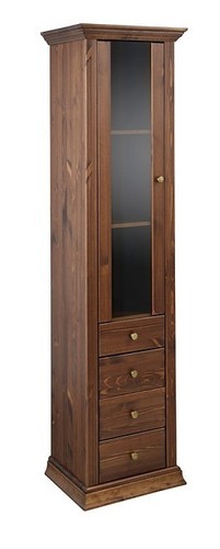 Vitrine aus kiefernholz - vitrine,