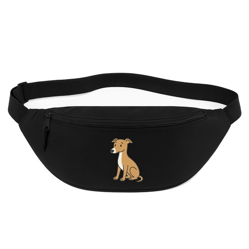 Bauchtasche whippet comic - bauchtasche,