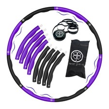 Hula Hoop Reifen Erwachsene 8-teilig Fitness 1,2kg inkl. Beutel & Maßband