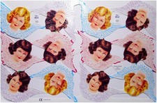 Glanzbilder Engel blond braun