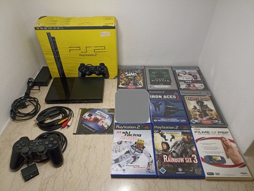 Sony playstation ps2 - -, slim
