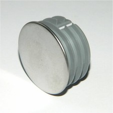 Lamellenstopfen Rund mit verchromte Oberfläche Rohrstopfen Rohrkappen Chrom