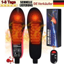 USB AKKU Beheizbare Einlegesohlen Thermosohlen Schuhheizung Schuheinlagen Winter