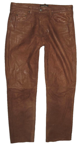 Pantera herren lederjeans - /,