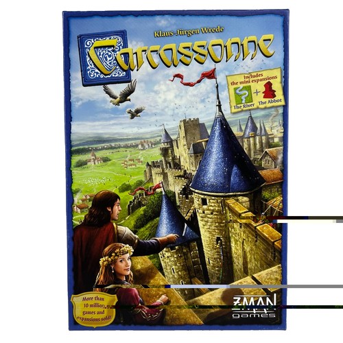 Carcassonne brettspiel man - carcassonne, z-man
