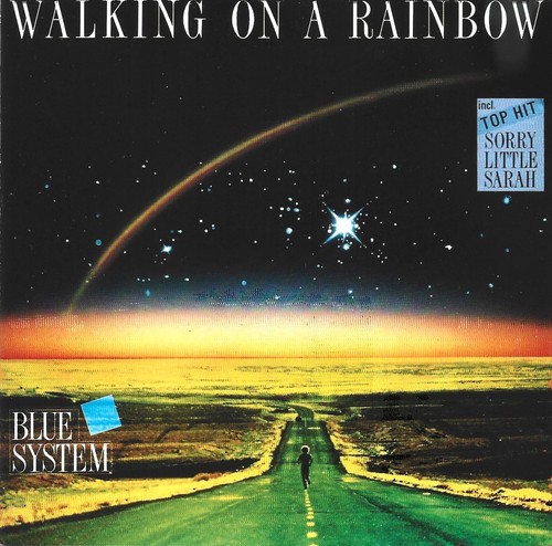 Blue system walking on a - -,