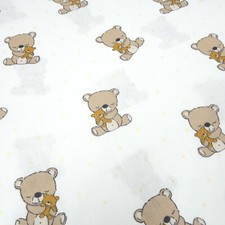 Stoff Baumwolle Popeline Teddy