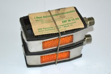 1 Paar Rahmentretstrahlerpedale "Nirosta" Edelstahl DDR 1980er Pedale Fahrrad