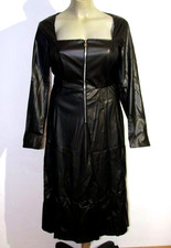 Elegantes Leder Imitat Kleid