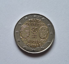 2 Euro 50 Jahre Elysee vertrag Frankreich