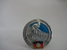 DDR Anstecker Medaille / Deutsche Alpine Meisterschaften Oberwisental 1960