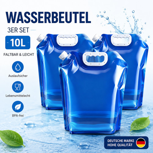 Faltbarer trinkwasserbehälter - faltbarer,