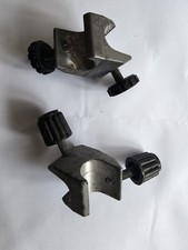 2 x Gerüstklemme drehbar für 12 mm Retortenständer Stange schwarz Made in UK
