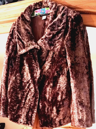 Elegante damen webpelzjacke - damen,