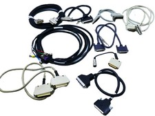 Vintage PC Kabel Konvolut D-Sub Centronics BNC Erni Industrie Retro I667