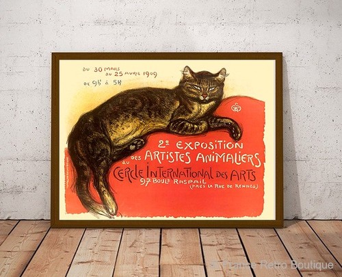Steinlen katze auf einem - steinlen,