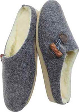 Leichte, WARME Clog - Hausschuhe - Pantolette, GR.39 *Wollfilz+Schurwolle*