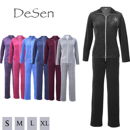 Damen velours nicki - damen,