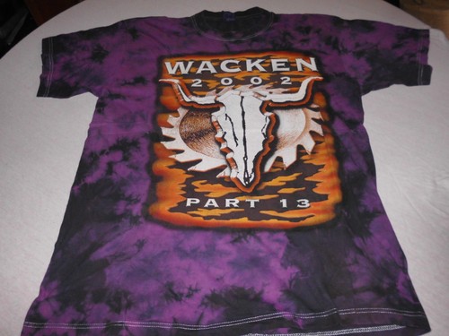 Wacken shirt 2002 purple - shirt, batic