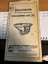 Betriebsanleitung Amazone Zentrifugalstreuer   ZA-E Gebraucht Lagerspuren