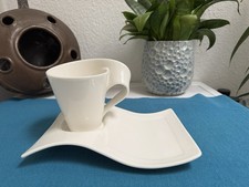 Villeroy und Boch New Wave Kaffeetasse250 mlUntertasse 22,5cm x 15,5cm