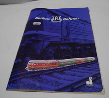 Berliner TT Bahnen Katalog  1980 deutsch / englisch Demusa