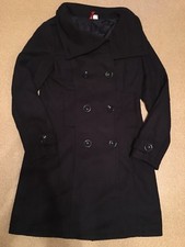 Divided H&M Mantel Navy Gr.38