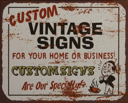 Blechschild vintage signs - blechschild, signs"