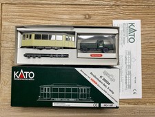 Kato K30904 / 30901-1 Straßenbahn Set 3teilig Beiwagen mit Wiking Büssing 8000 