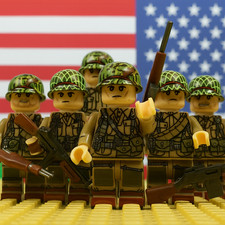 6 x WW2 USA Normandy soldiers