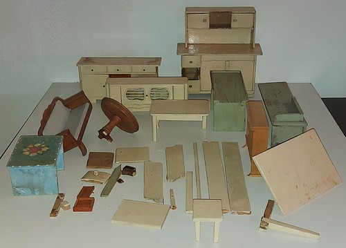 Konvolut antike holz - konvolut, möbel