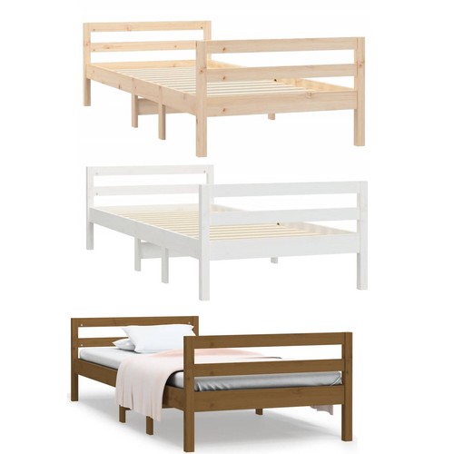 Massivholzbett einzelbett - massivholzbett,