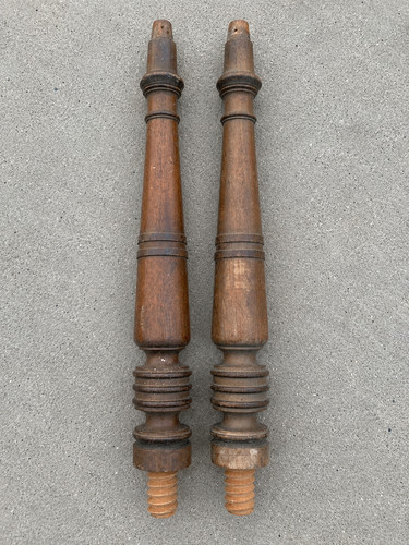 Paar antike mahagoni - paar,