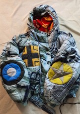 Jet Set Ski Jacke Airshot mit Kapuze Bomber Jacke Größe 3