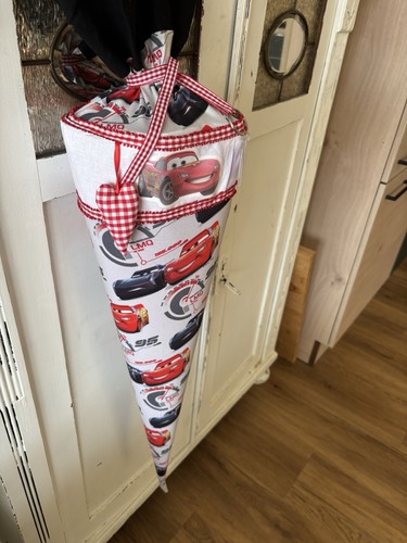 Schultüte aus stoff genäht - schultüte,