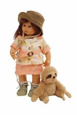 Schildkröt Müller-Wichtel Kimiko,  braune Haare, Safari-Kleidung, 30 cm