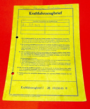 KFZ - Brief VW Käfer, Ovalkäfer, 1957 (1184ccm/ 30PS)