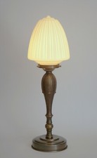 Art Deco Messinglampe