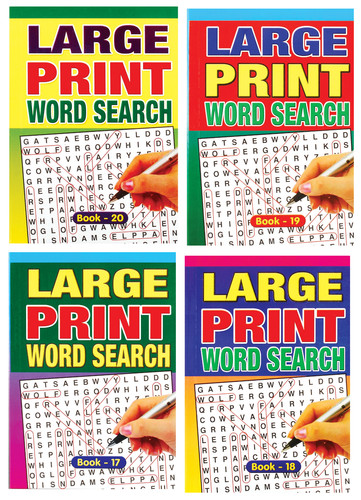 Wordsearch book large - wordsearch,